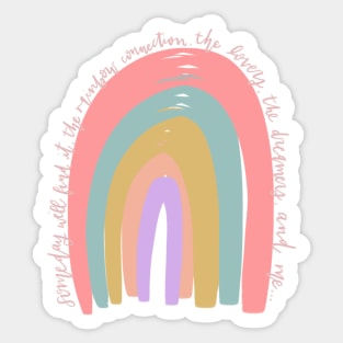 Rainbow Connection Sticker